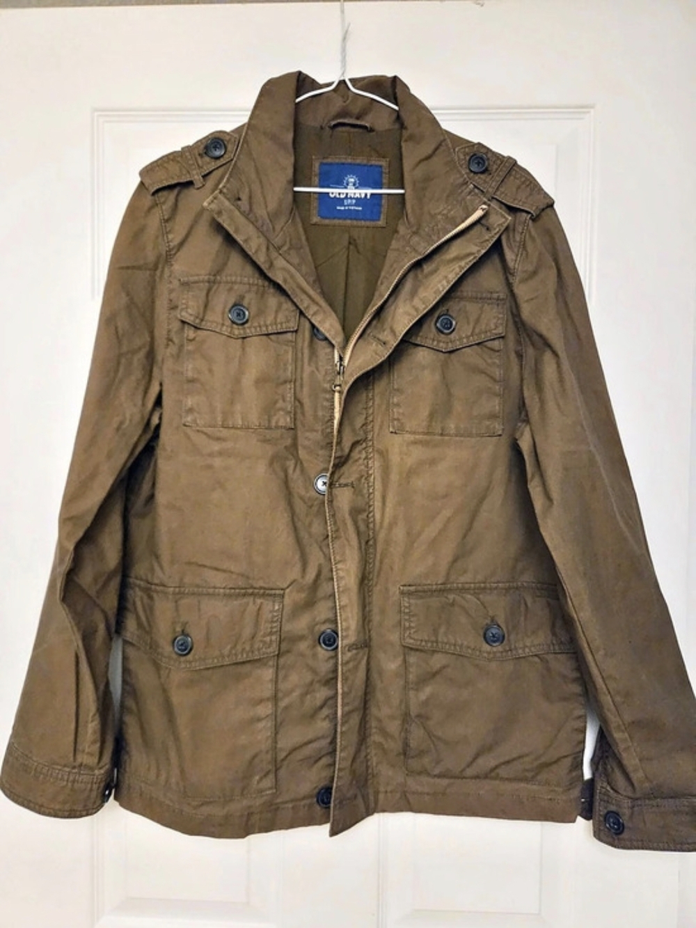 Old Navy Men'Small Brown Field Jacket Size Small